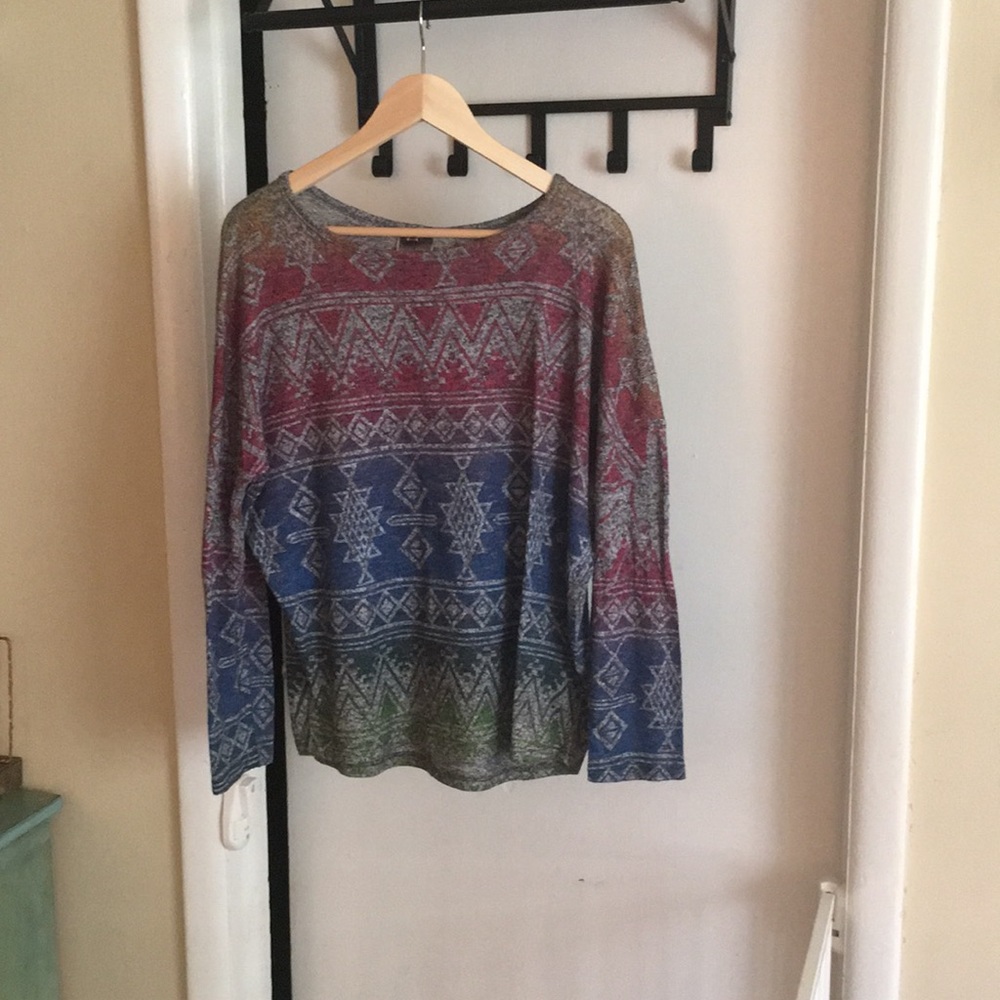 Rainbow Aztec shirt 3/20
